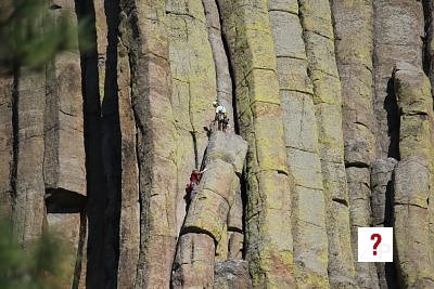 Climbers Devil's Tower