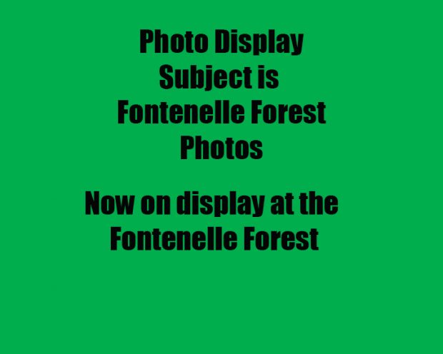 There are NO regular meetings in July and August - but new photos are needed for September @ Fontenelle Forest